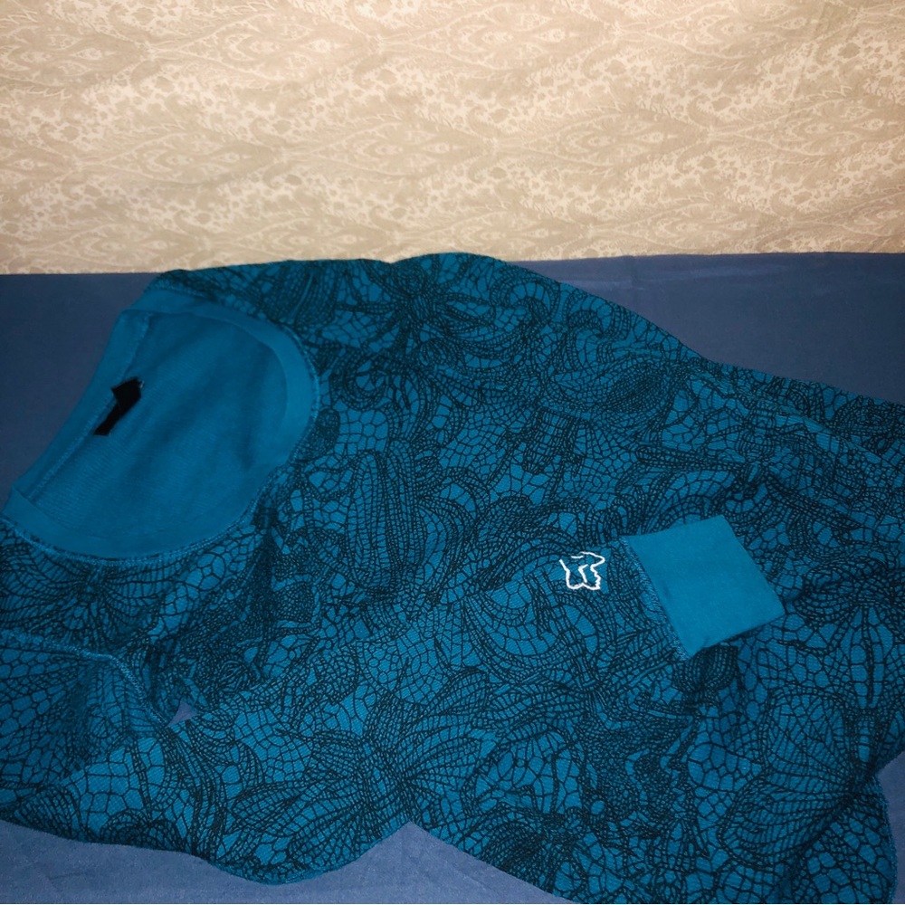 Teal Fox Racing Detailed Sweatshirt